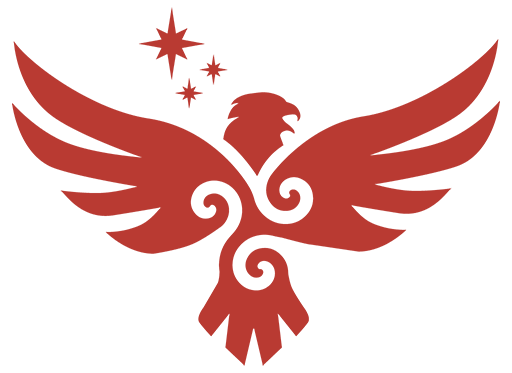 redtail logo in red